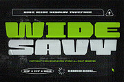 Widesavy, a Sans Serif Font by graphicook (Thumbnail 1 of 10)