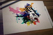 Wild life Ink - Watercolor Spill, an Animal Illustration by Natsuhisui (Thumbnail 4 of 13)