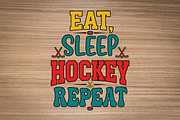 Eat, Sleep, Hockey, Repeat, an Object Graphic by balal (Thumbnail 2 of 3)