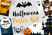 Halloween Poster Kit, an Illustration by lingard design (Thumbnail 1 of 4)