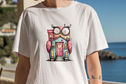 Whimsical Valentine House Clipart, an Illustration by SVGArt (Thumbnail 2 of 8)