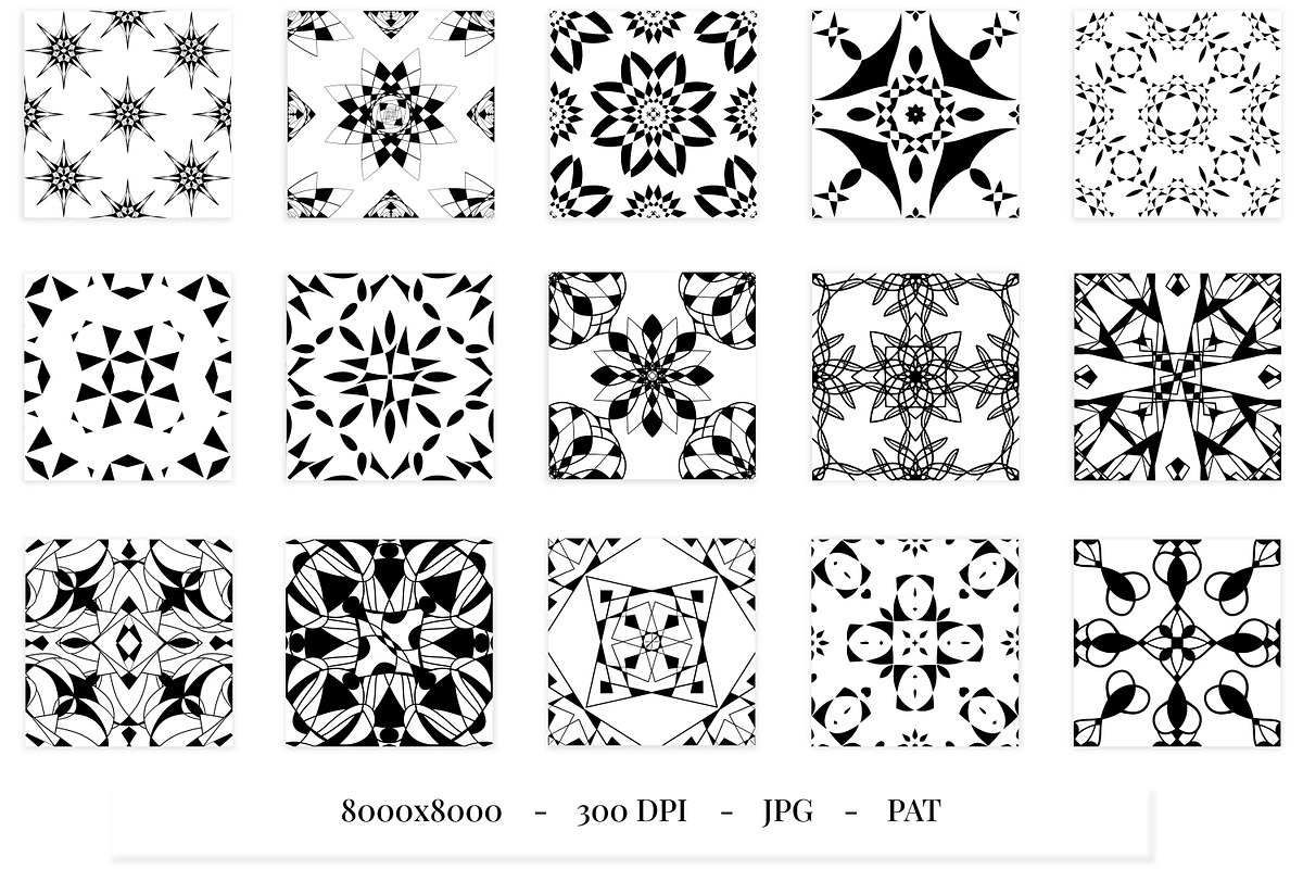 Geometric Abstract Seamless Patterns, a Pattern Graphic by Declipo Patt (Photo 5 of 9)