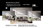 Frame Video Mockup Living Room 02, an Advertising Mockup by Drava Mockup (Thumbnail 5 of 6)