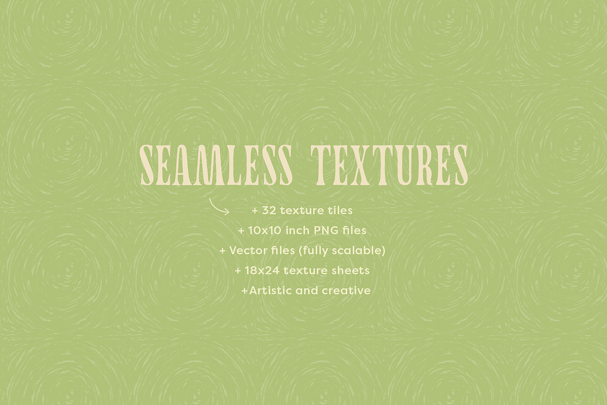 Seamless Textures—Set 02, a Texture Graphic by Basia Stryjecka (Photo 16 of 16)