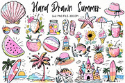 Hand Drawn Summer clipart, an Illustration by Designworld (Thumbnail 1 of 5)