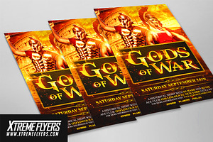 Gods Of War Flyer Template