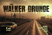 Walker: Walking Dead Style Sans Font, a Sans Serif Font by SpiralShare Digital (Thumbnail 1 of 5)