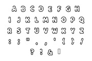Unique Bolder, a Handwritten Font by Fourteen Letter (Thumbnail 3 of 7)