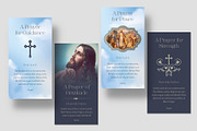 Prayer Cards Template, a Card Template by BrandPacks (Thumbnail 1 of 4)