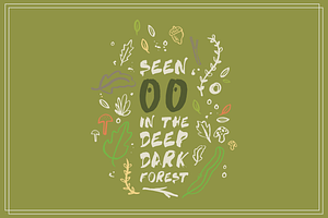 SASQUATCH HAND TEXTURED Font