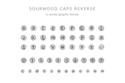 Sourwood: woodcut font family, a Font by Rachel Ortiz (Thumbnail 10 of 11)
