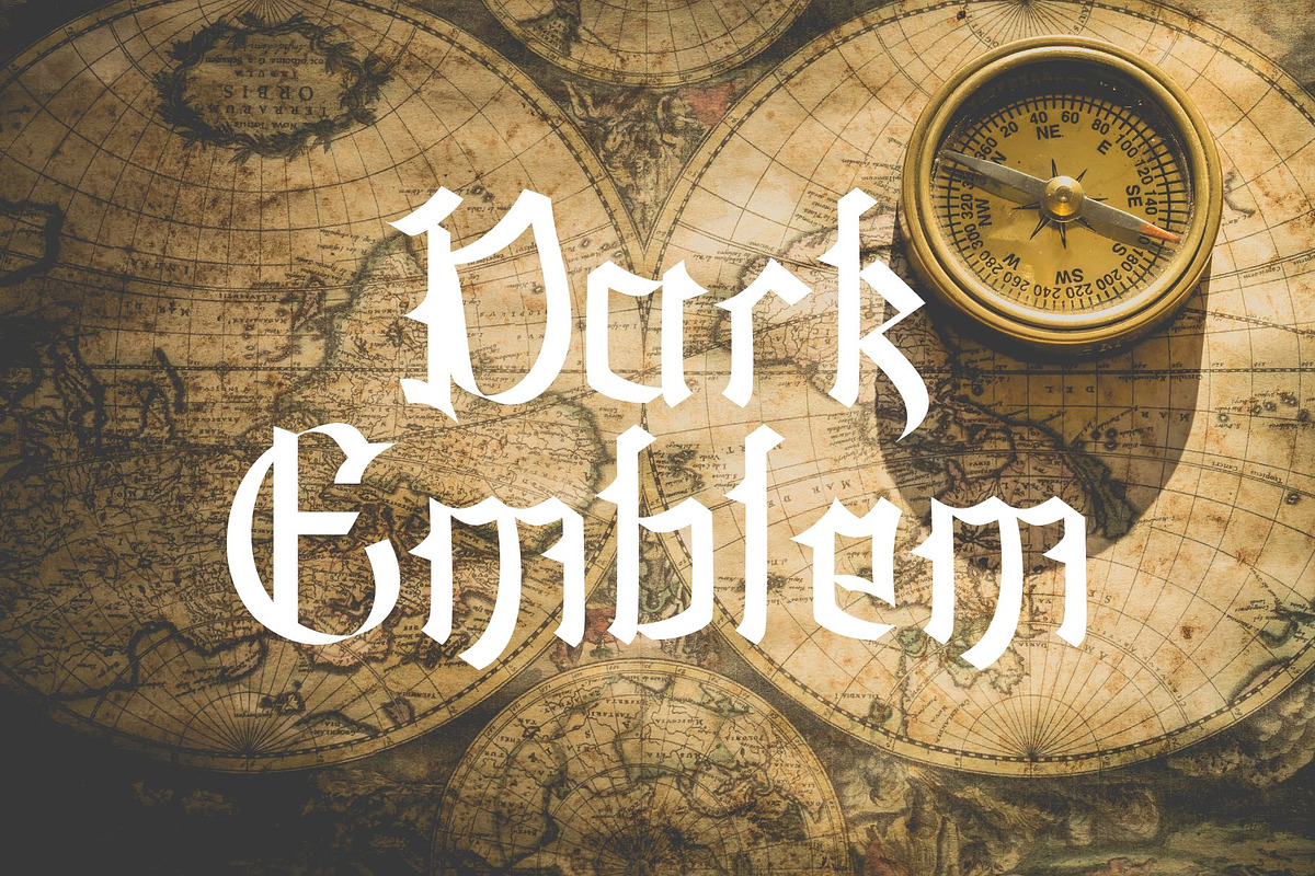 Olden Stones, a Blackletter Font by Letterafa Studio (Photo 3 of 7)