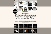 Elegant Instagram Set Canva, a Social Media Template by The Blog Creative (Thumbnail 1 of 8)