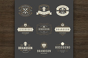 36 Restaurant Logos and Badges, a Branding & Logo Template by Vasya Kobelev (Thumbnail 5 of 16)