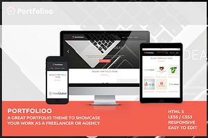 Portfolioo - Clean Portfolio Theme