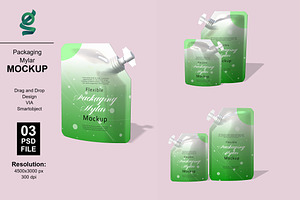 Flexible Packaging Mockups PSD, a Packaging Mockup by Akrinity Digital