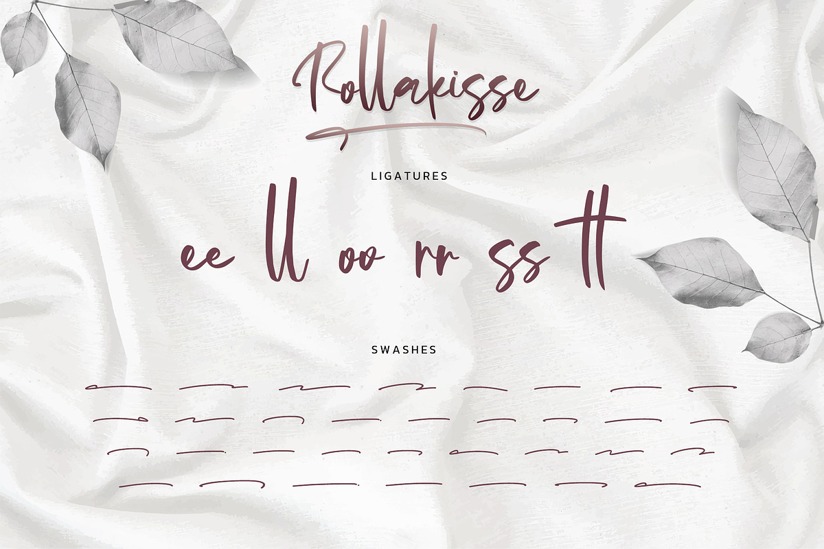 Rollakisse – Stylish Signature, a Script Font by Almarkhatype (Photo 7 of 8)