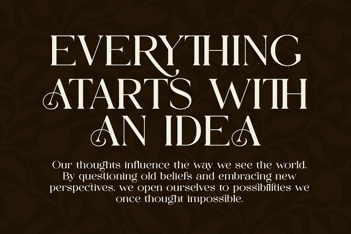 AUREVAN — Bold Luxury Serif, a Serif Font by ToniStudio (Photo 12 of 13)