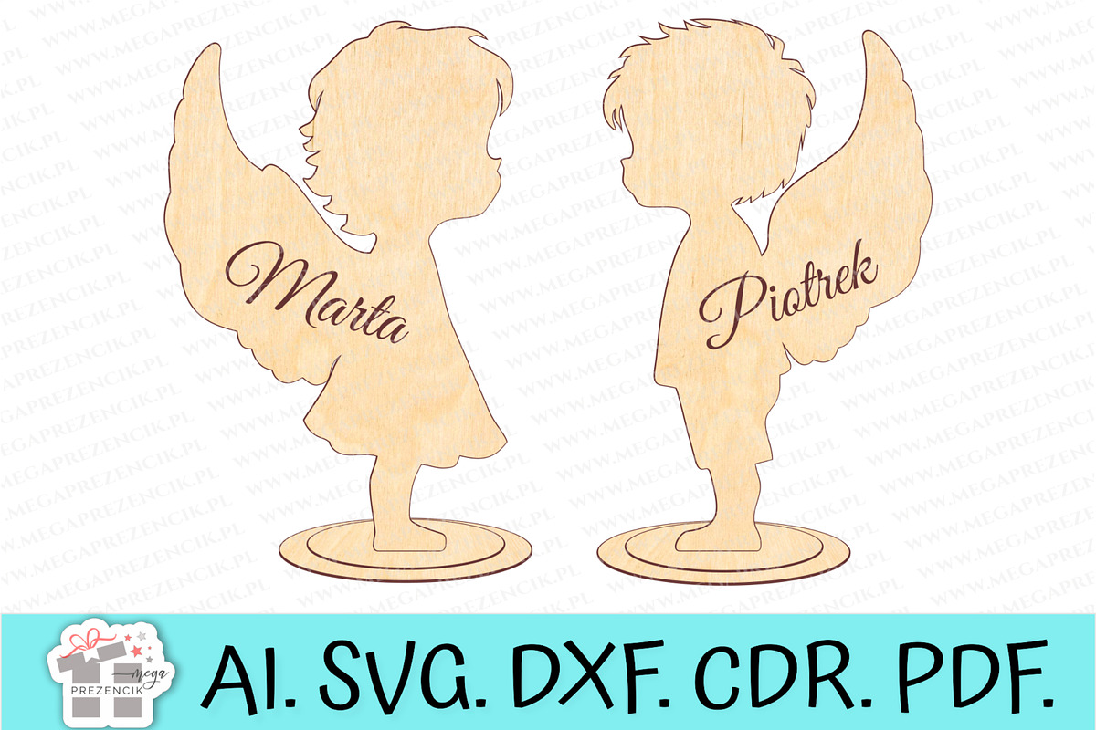 Large Statuettes of Communion Angels, a Pattern Graphic by MegaPrezencik (Photo 1 of 7)