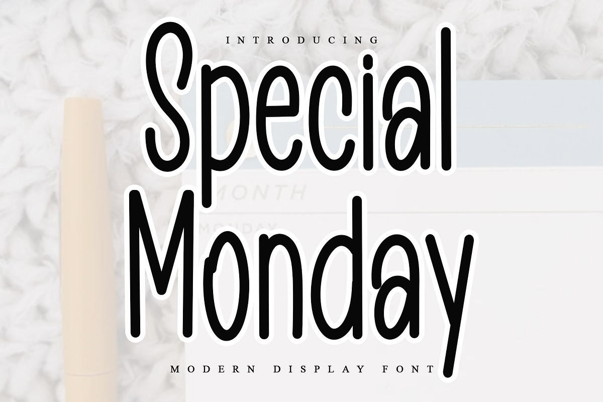 Special Monday, a Serif Font by InermediaSTUDIO (Photo 1 of 6)