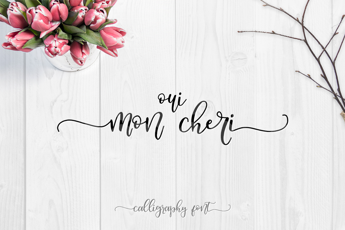 Oui, Mon Cheri Font