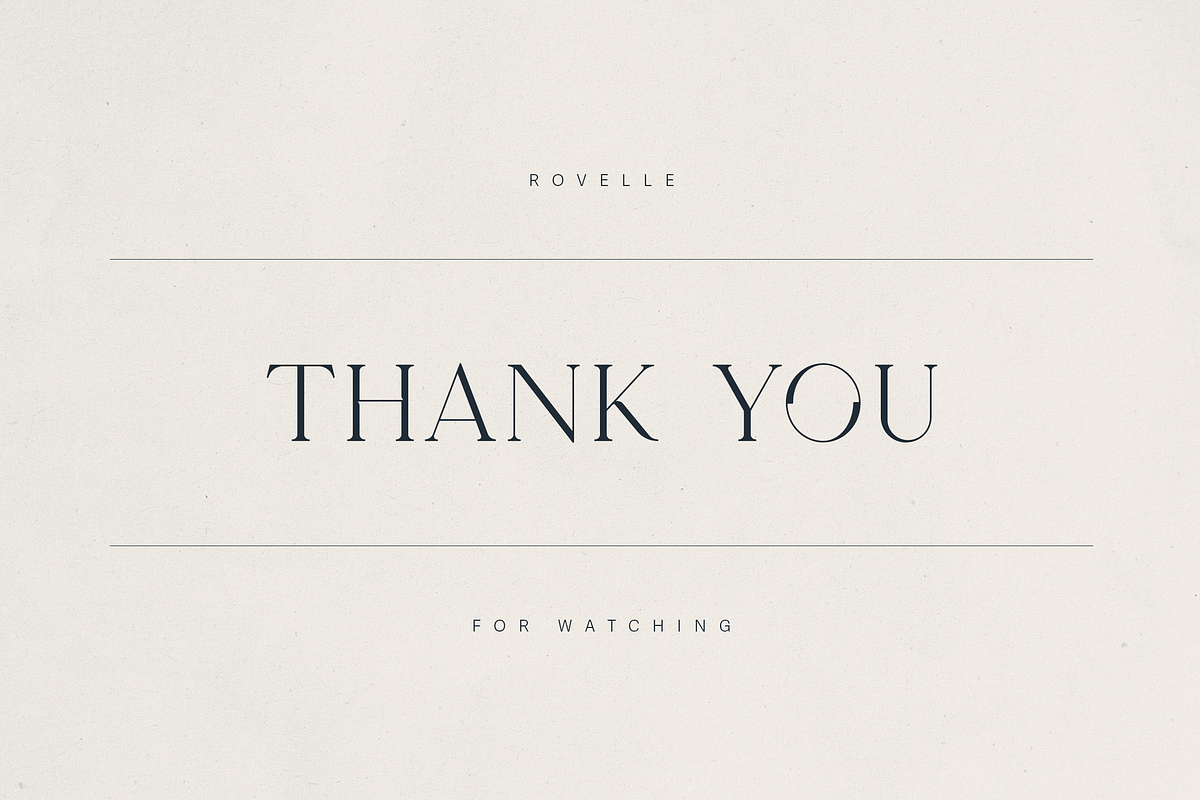 Rovelle — An Elegant Serif Font, a Serif Font by Only Fonts (Photo 11 of 11)