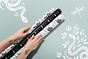 Celestial Magic Snakes. Boho Arts., an Illustration by Naty Art (Thumbnail 4 of 9)