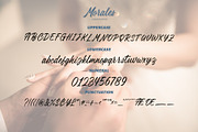 Morales - Handwritten Font, a Handwritten Font by Alphaleonis_std (Thumbnail 5 of 6)