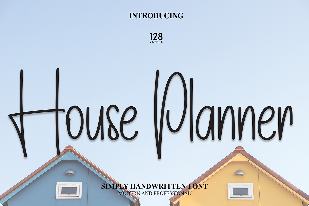 House Planner | Script Font, a Script Font by Scratchones (Photo 1 of 7)
