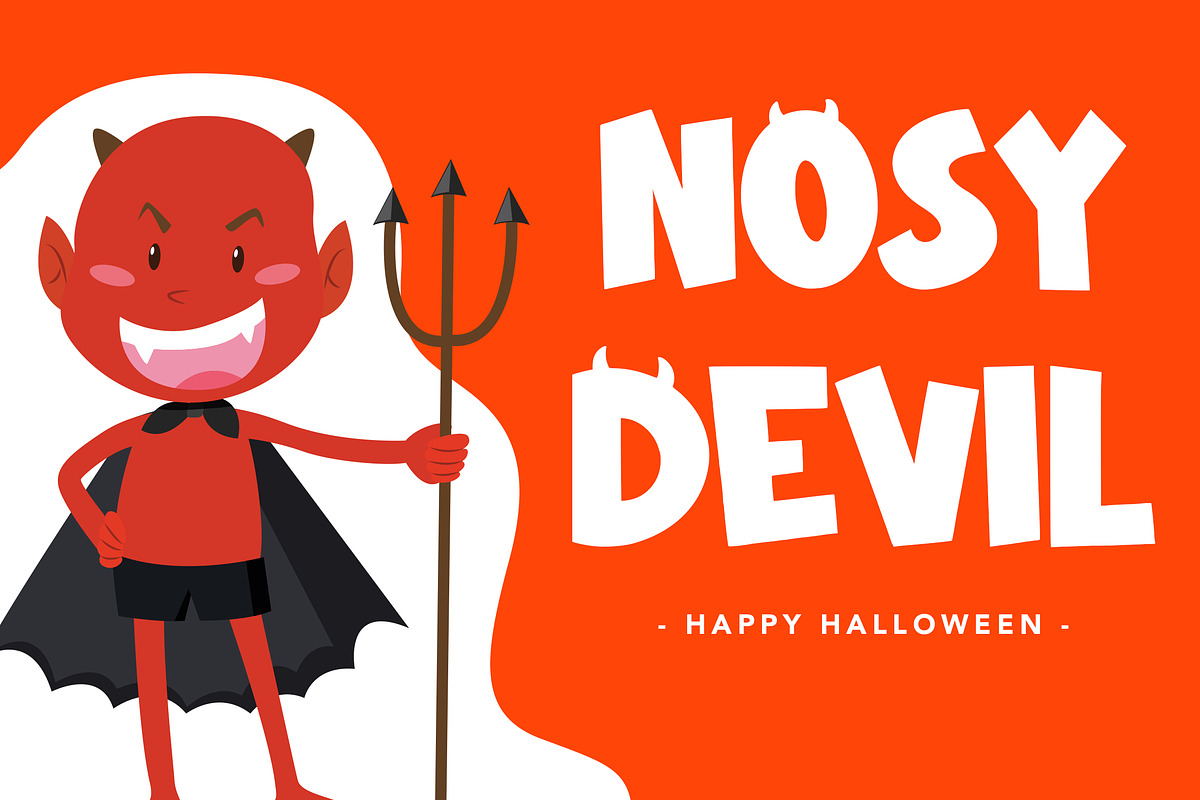 Tricky Devil, a Handwritten Font by HATFSTUDIO (Photo 4 of 8)
