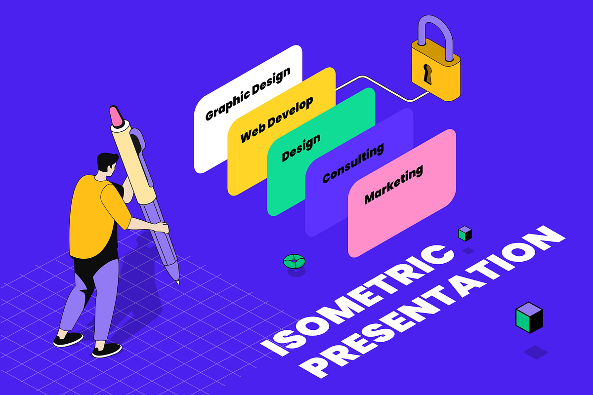 Isometric Presentation, a Presentation Template by MNML Agency (Photo 2 of 22)