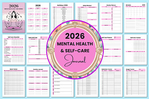 2026 Mental Health&Self-Care Journal, a Stationery Template by Shumaya