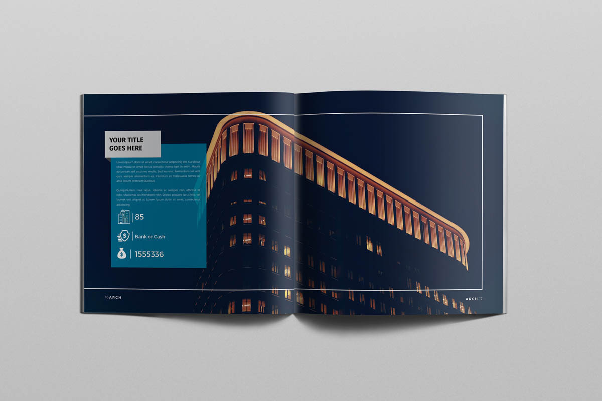 Square Realestate/Architecture Broch, a Brochure Template by New Lines (Photo 5 of 13)