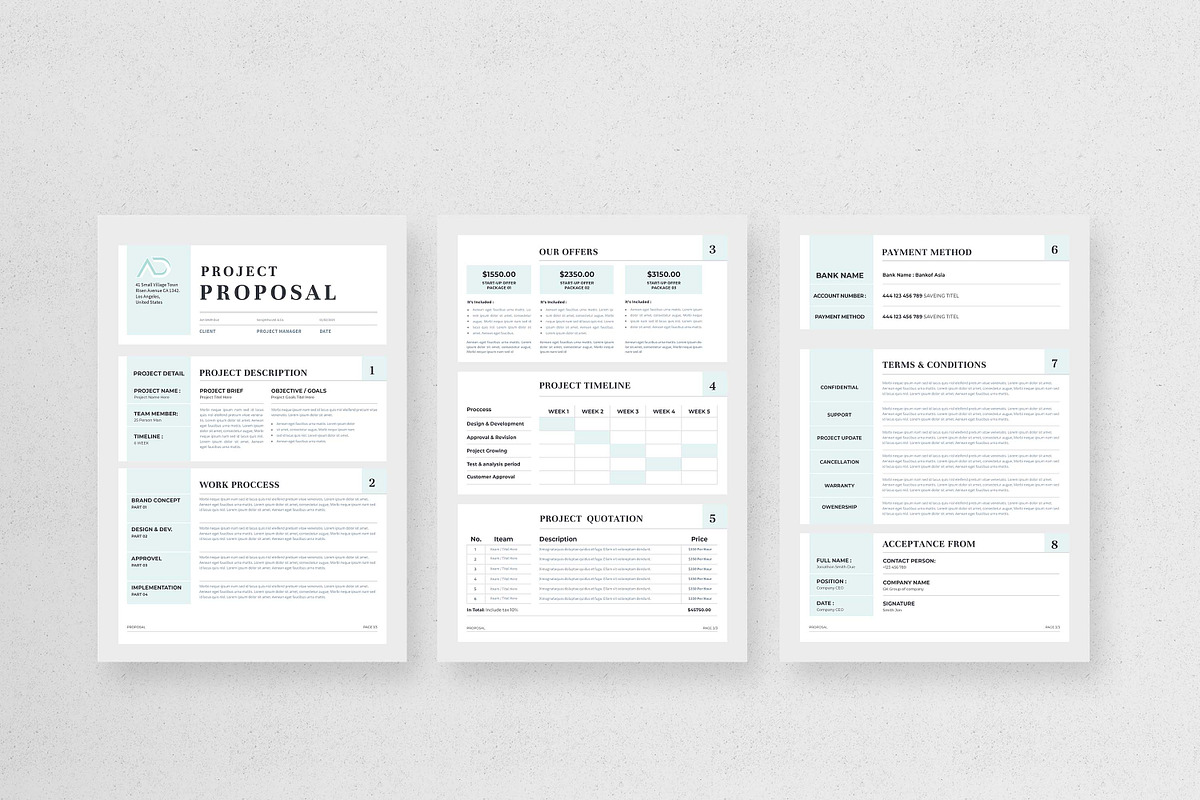 Proposal | MS Word & Indesign, a Stationery Template by design_hut (Photo 2 of 7)
