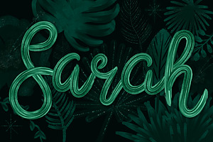 Fat & Fabulous: Graphic Brush Script