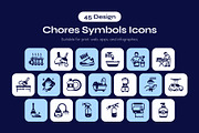 Animated Chores Symbol Icon Set, a Solid Icon by Vectors Market (Thumbnail 1 of 3)