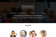 Conference - WordPress Theme, a WordPress Template by WPlook WordPress Themes (Thumbnail 1 of 4)
