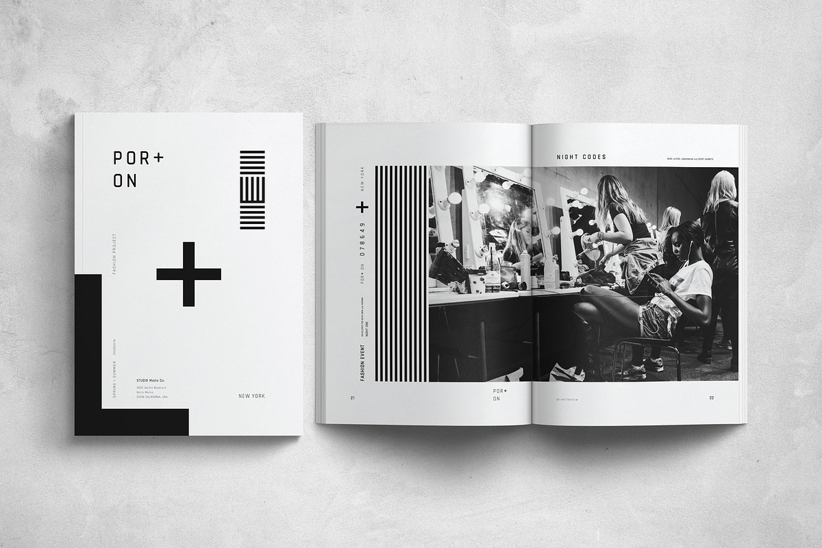 Por + On | Lookbook, a Brochure Template by Studio Bons (Photo 1 of 23)