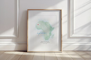 Watercolor Map of Africa, a Graphic by Beloved Paper (Thumbnail 2 of 6)