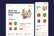 55 Ghost Characters Illustration, a Seasonal Illustration by Brickclay (Thumbnail 6 of 10)