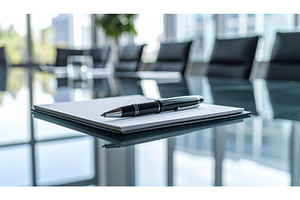 Executive pen and notebook on, a Business Photo by Igor Tichonow