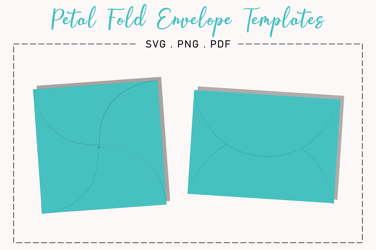 Petal Fold Envelope Templates, an Invitation Template by Jaq Illustrations (Photo 1 of 3)