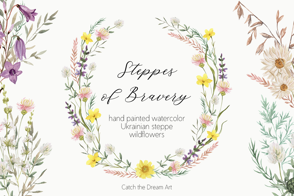 BUNDLE 95 in 1 - 11000 Watercolor, a Decorative Illustration by Catch the Dream Art (Photo 86 of 96)