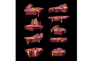 Game assets creating various, an Illustration by pikepicture