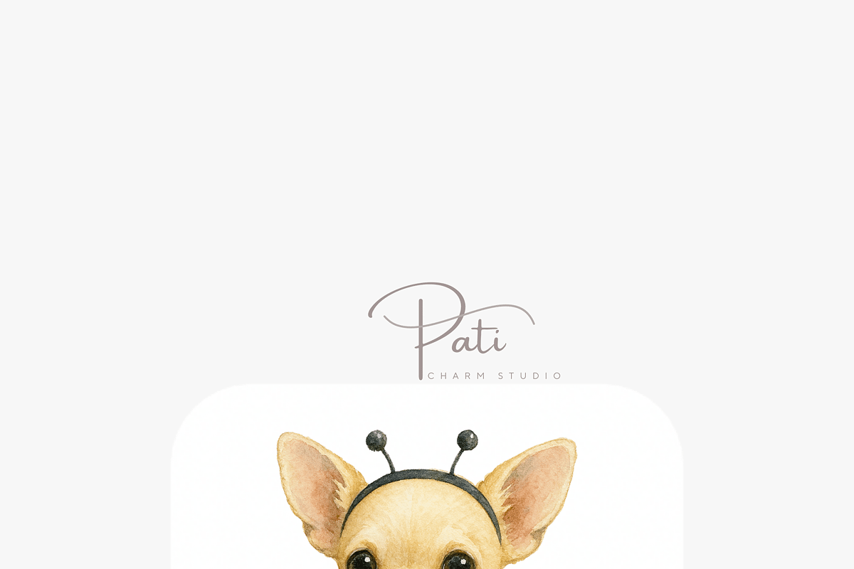 21 Chihuahua Clipart, an Animal Illustration by Pati Charm Studio (Photo 6 of 8)