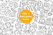Education doodle line icon set, an Outline Icon by foxndeer (Thumbnail 1 of 3)