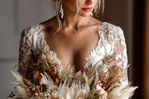 Portrait: Lace Brown Wedding, a Person Photo by Ocean Digital Art