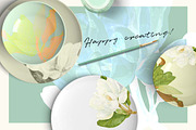 Southern MAGNOLIA-Vintage Clipart, an Illustration by watercolorwild.graphics (Thumbnail 6 of 7)