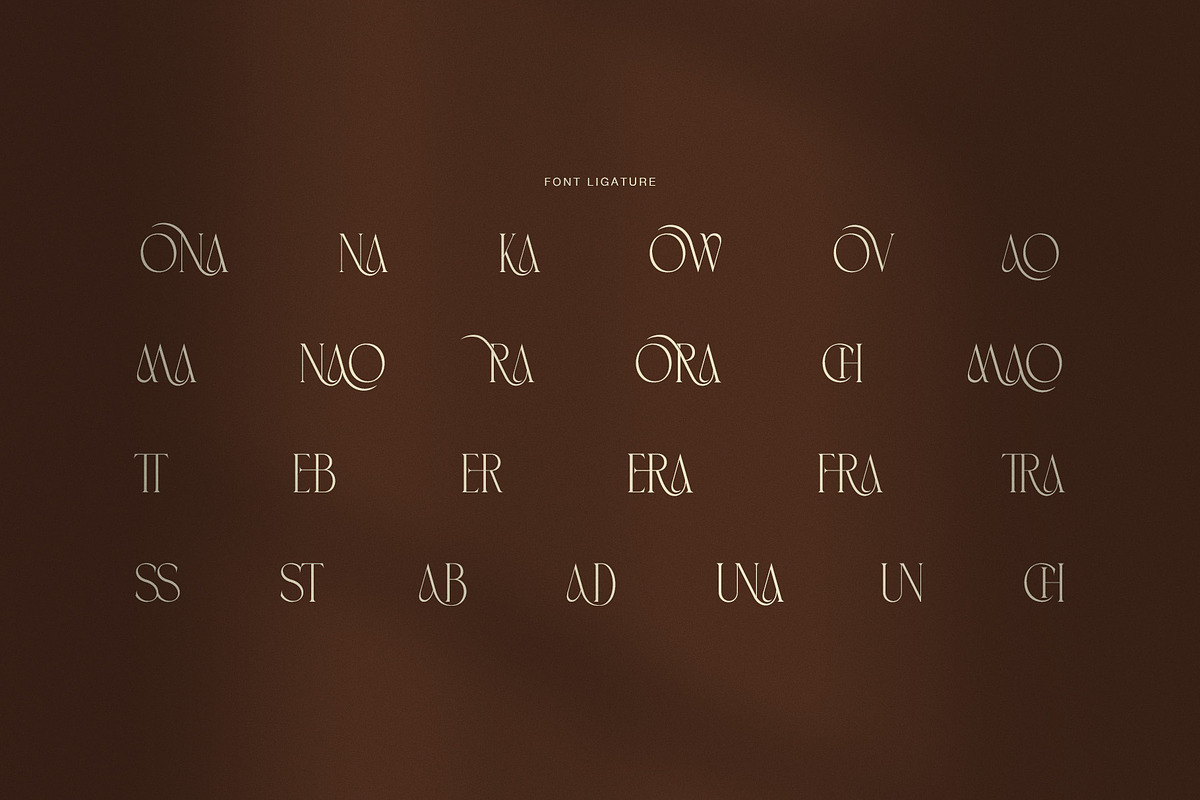 Monas Elegant Serif Font, a Serif Font by Graphicxell (Photo 8 of 8)