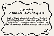 Just Write – Natural Handwriting, a Handwritten Font by cocodesign (Thumbnail 3 of 8)